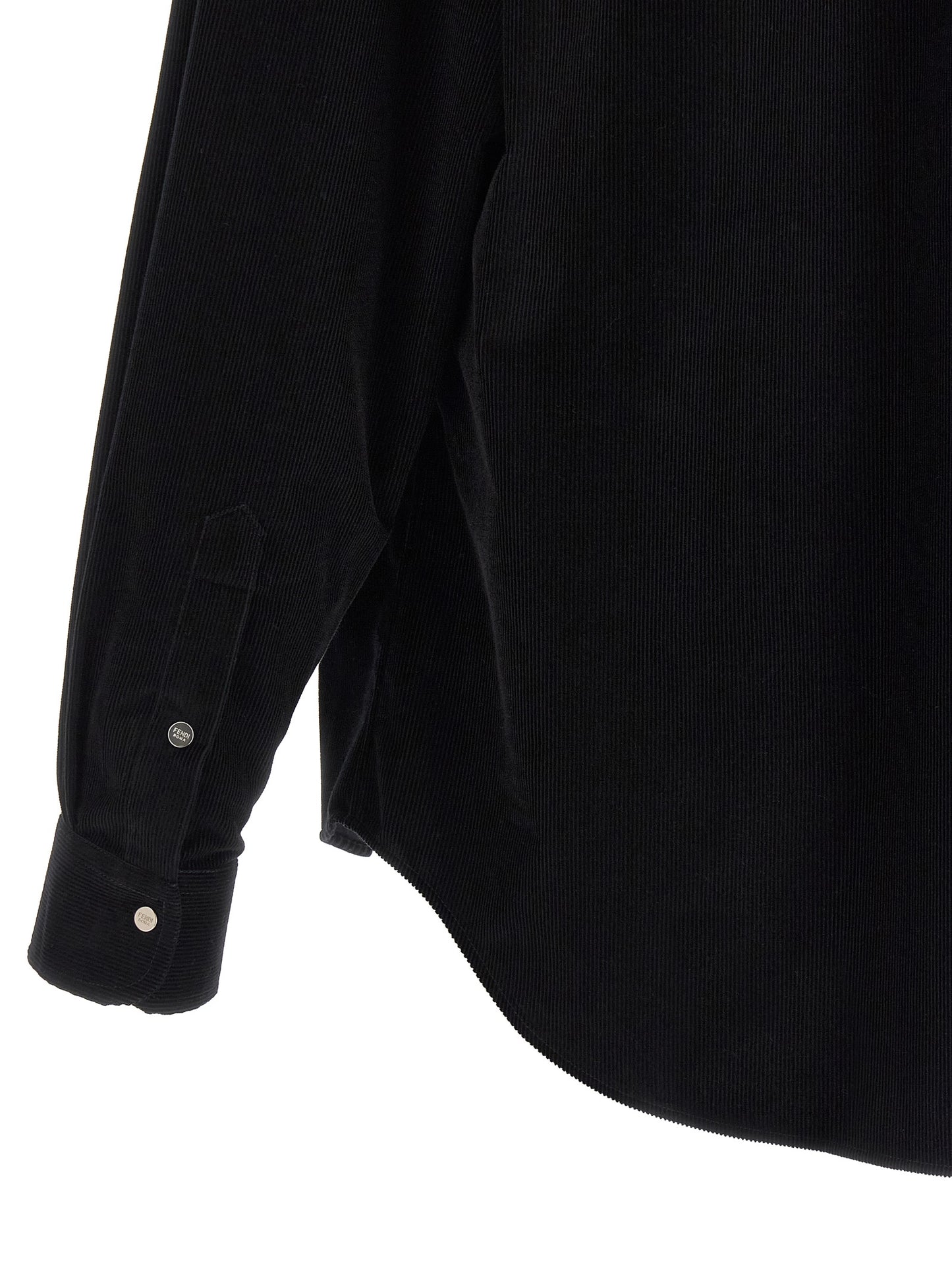 Fendi Black Cotton Blouse
