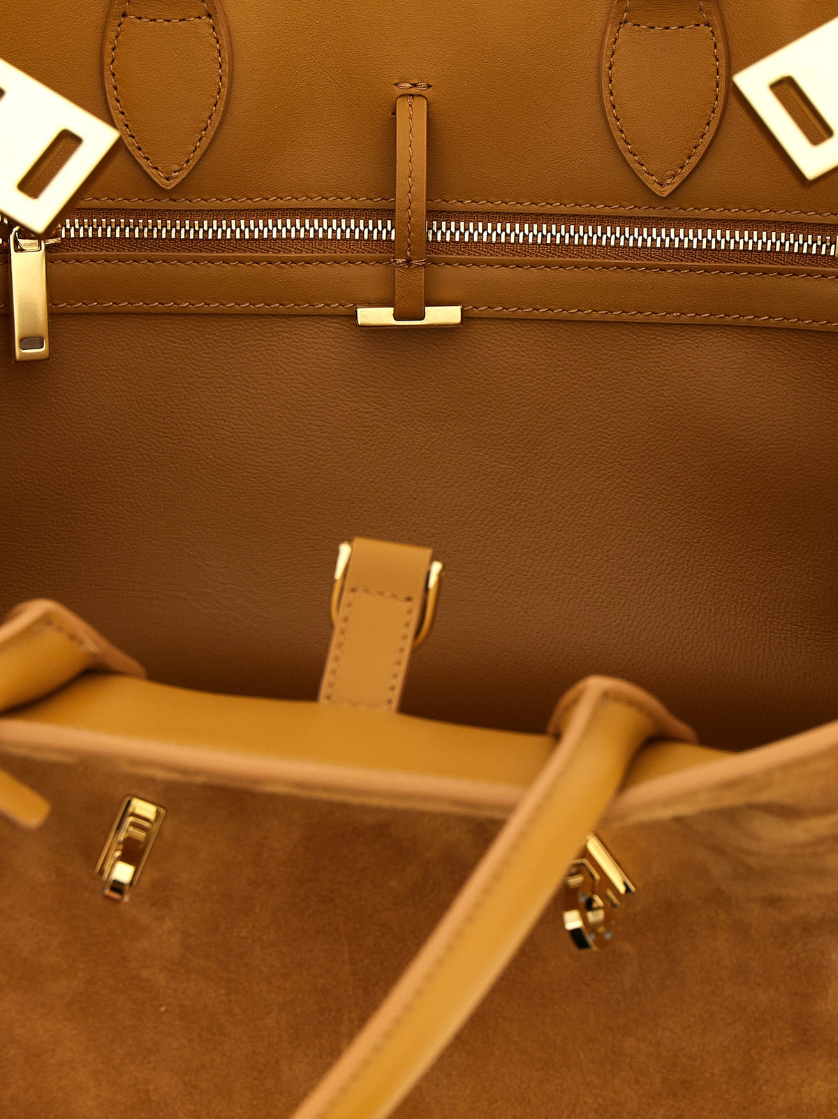 Ferragamo Beige Goatskin Handbag