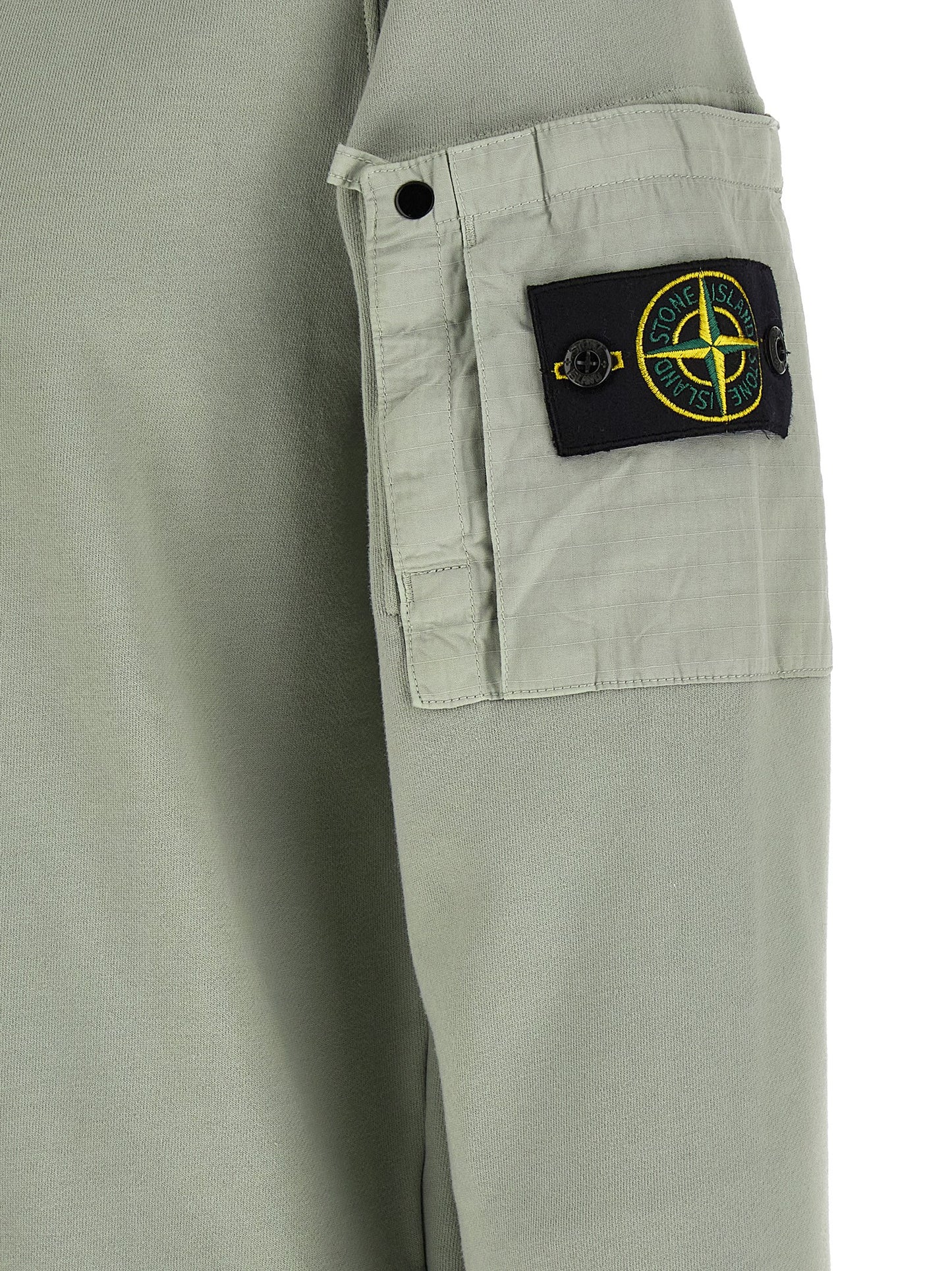 Stone Island Bicolor Cotton Sweatshirt