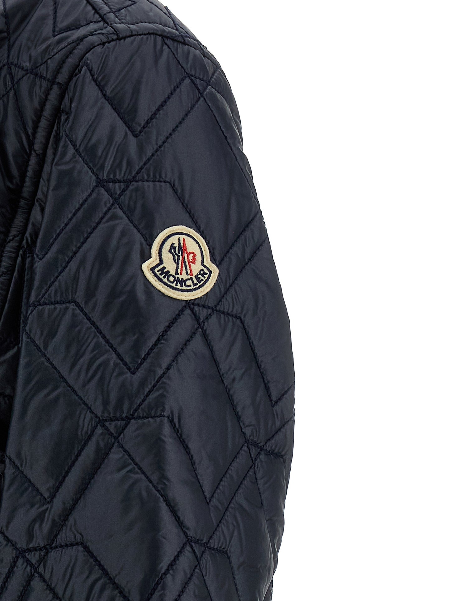 Moncler Blue Polyamide Shell Jacket