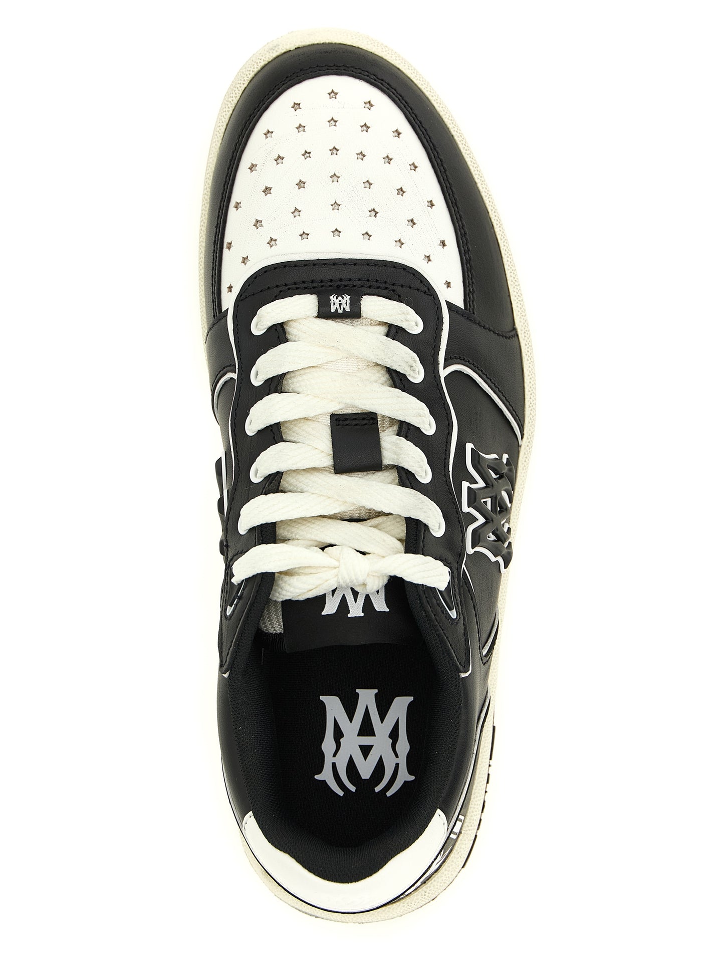 Amiri Bicolor Bovine Leather Low Top Sneakers