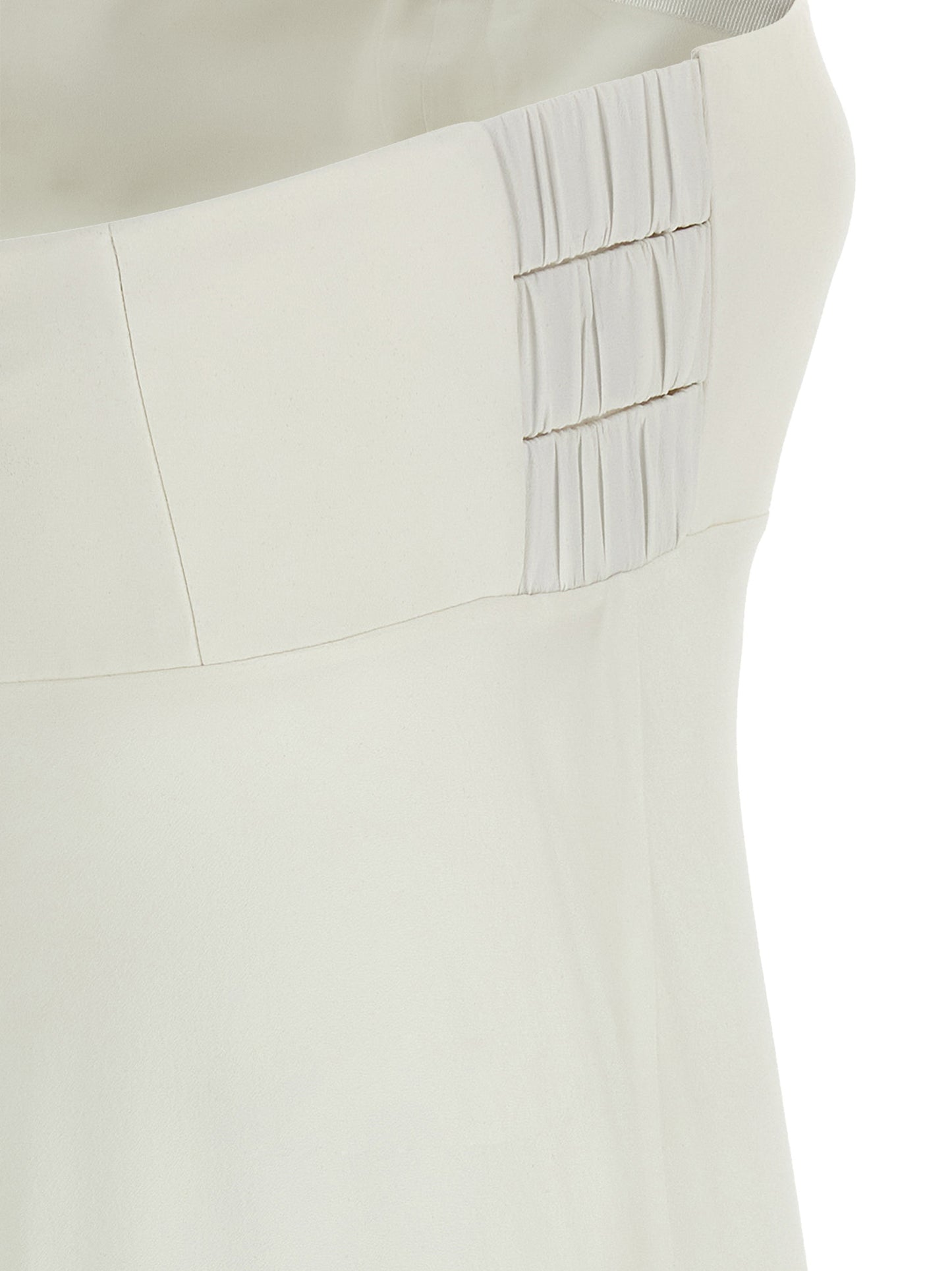 Giovanni Bedin White Silk Long Dress
