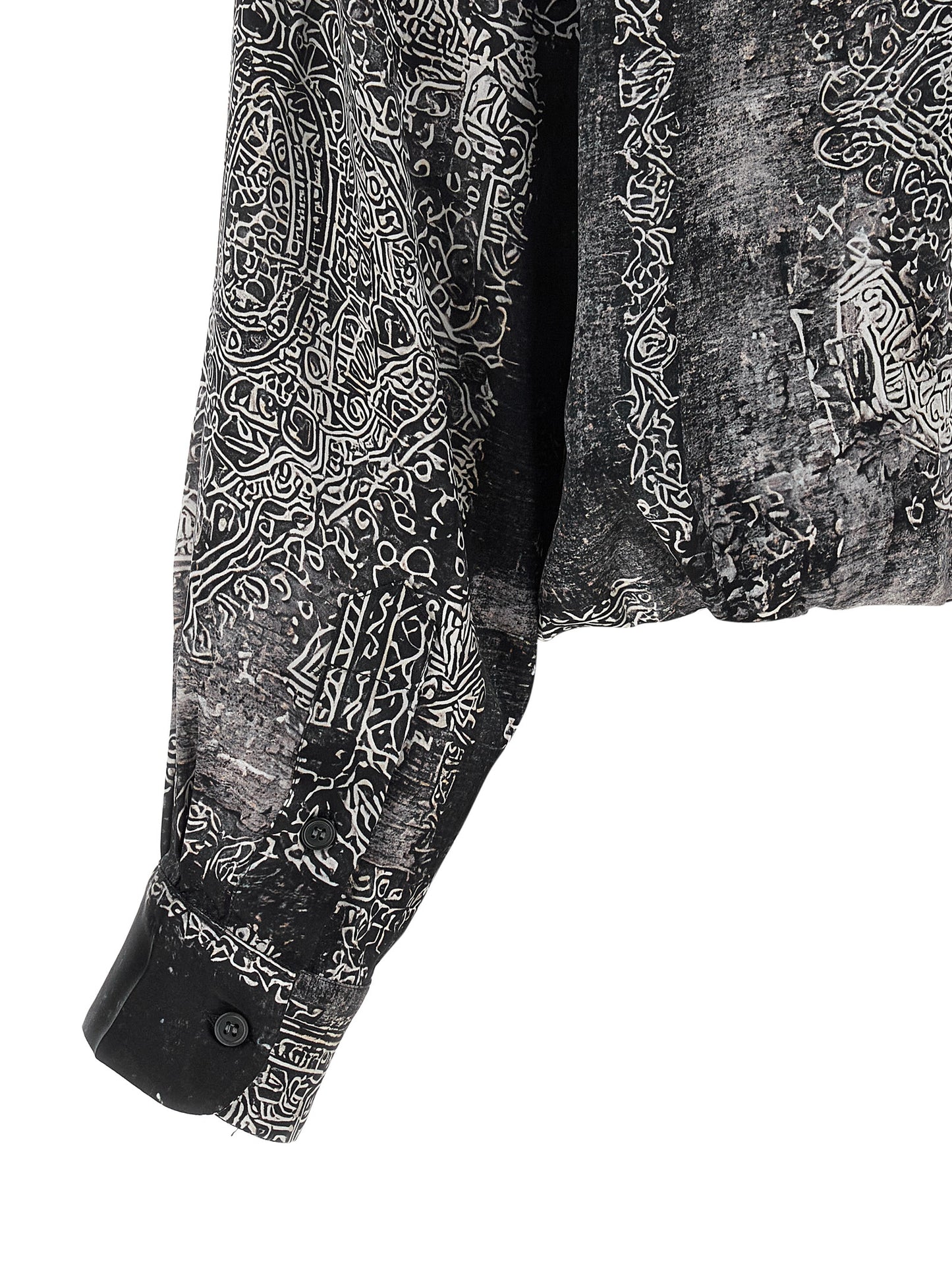 R13 Black Silk Blouse