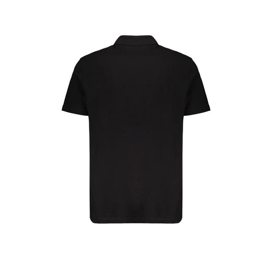 Versace Black Cotton Polo Shirt