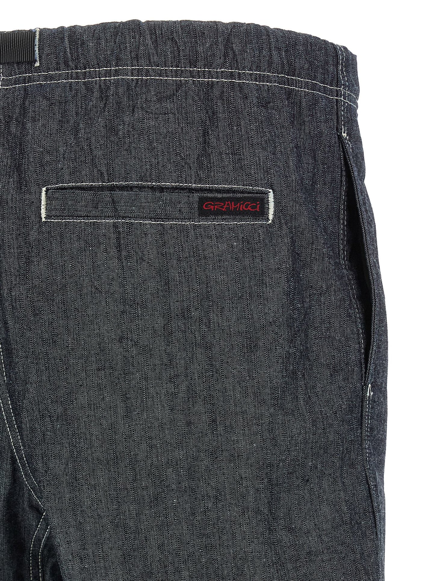 Gramicci Blue Cotton Bermuda Shorts