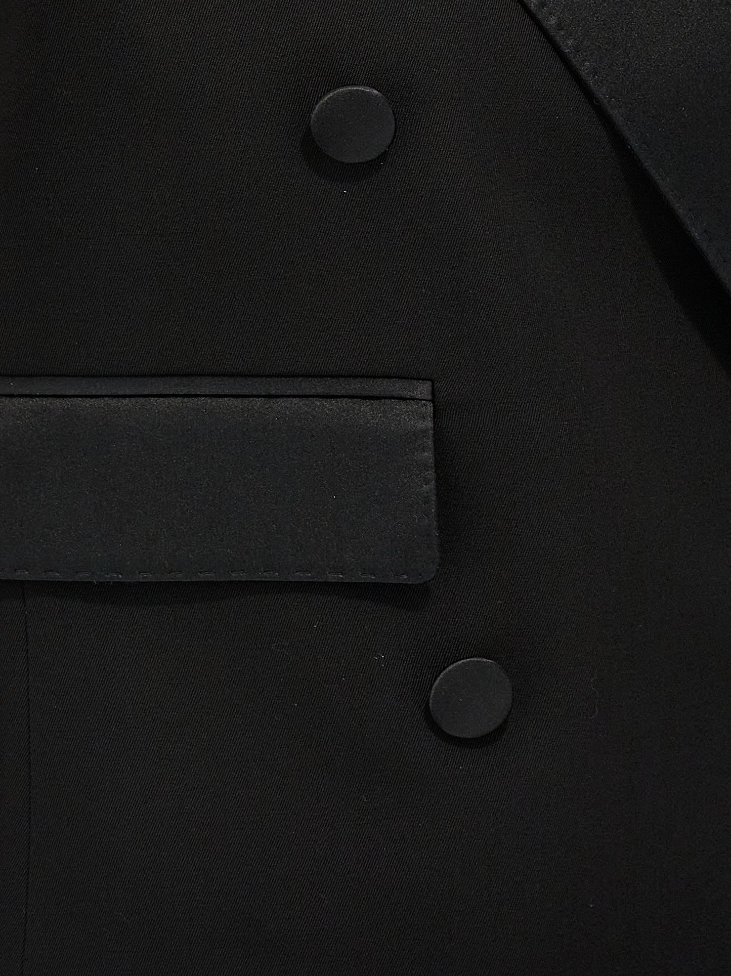 Dolce & Gabbana Black Silk Sleeveless Jacket