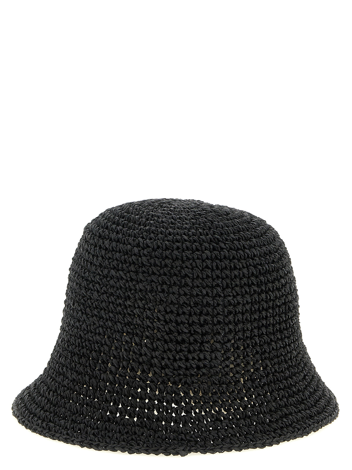 Maison Michel Black Papier Bucket Hat