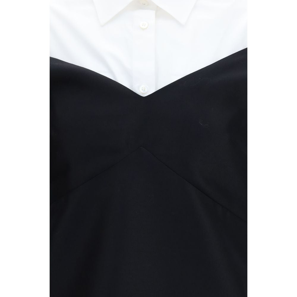 Balenciaga Black Wool Oves Aries Casual Dress