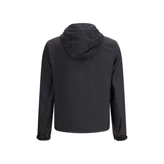 Prada Black Recycled Polyamide Shell Jacket