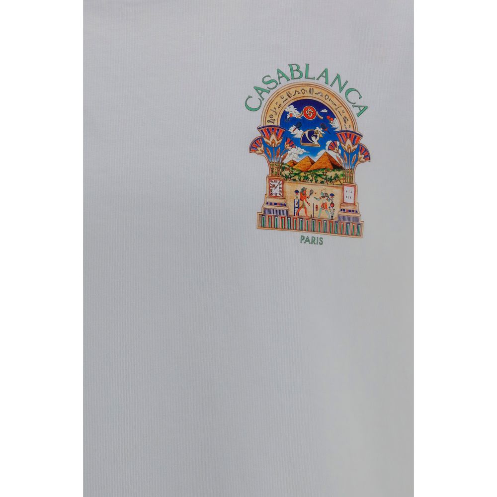 Casablanca White Cotton T-Shirt