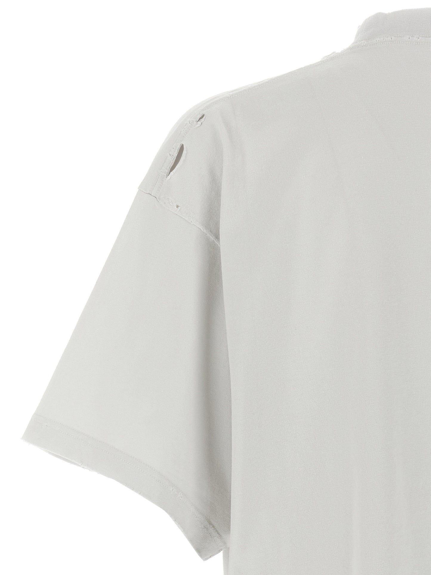 Balenciaga White Cotton T-Shirt