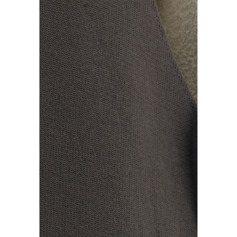 Rick Owens Gray Wool Oves Aries Sleeveless Jacket