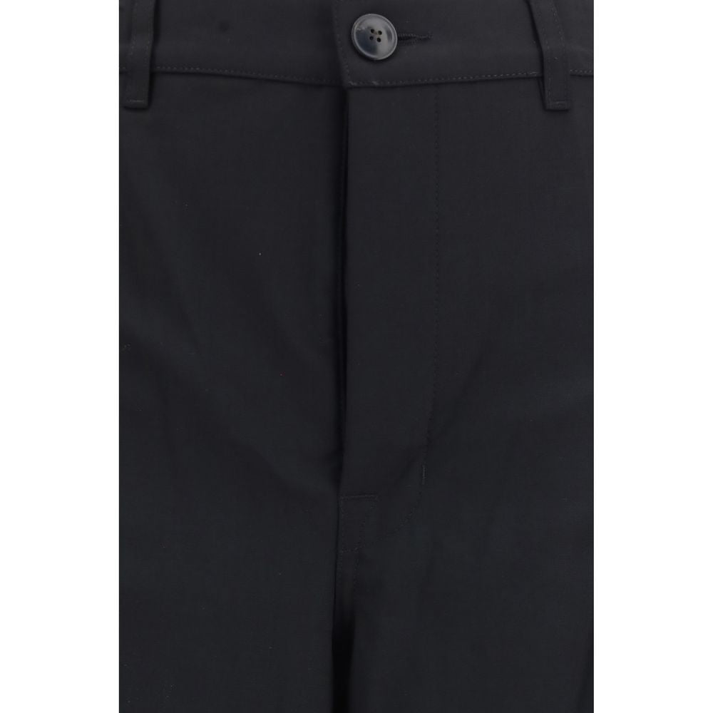 Rick Owens Black Wool Oves Aries Dress Pants