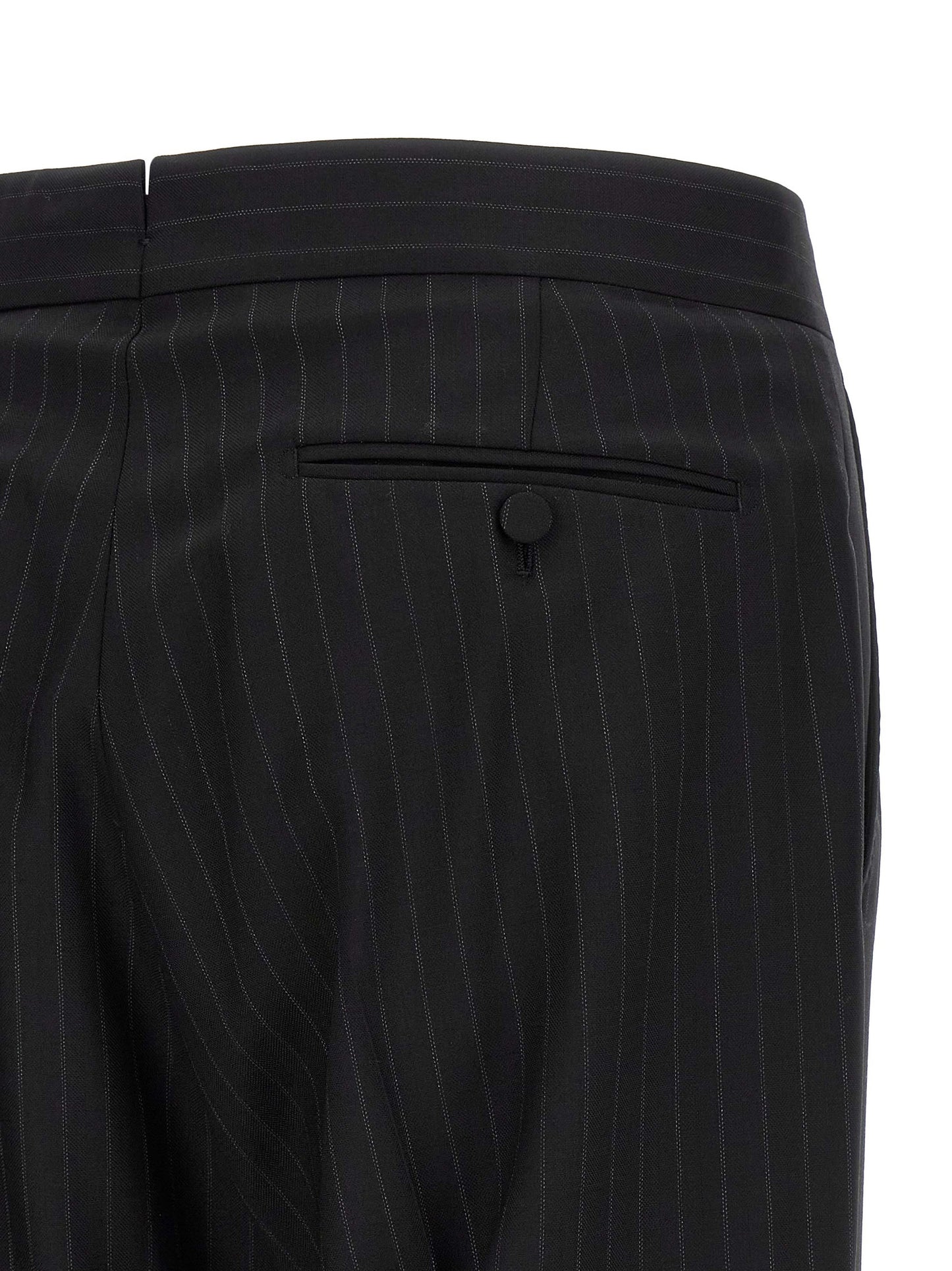 Tom Ford Black Wool Two-Piece Suit