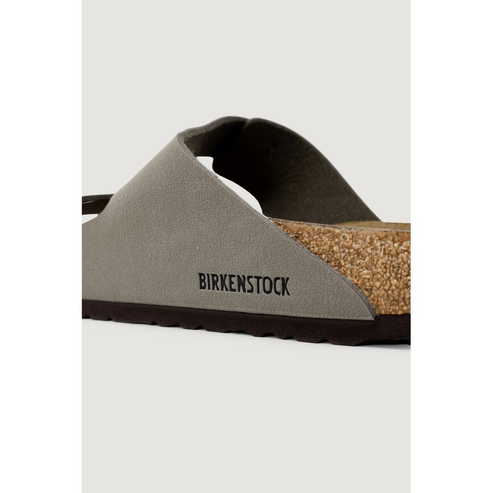 Birkenstock Gray Synthetic Flat Sandals