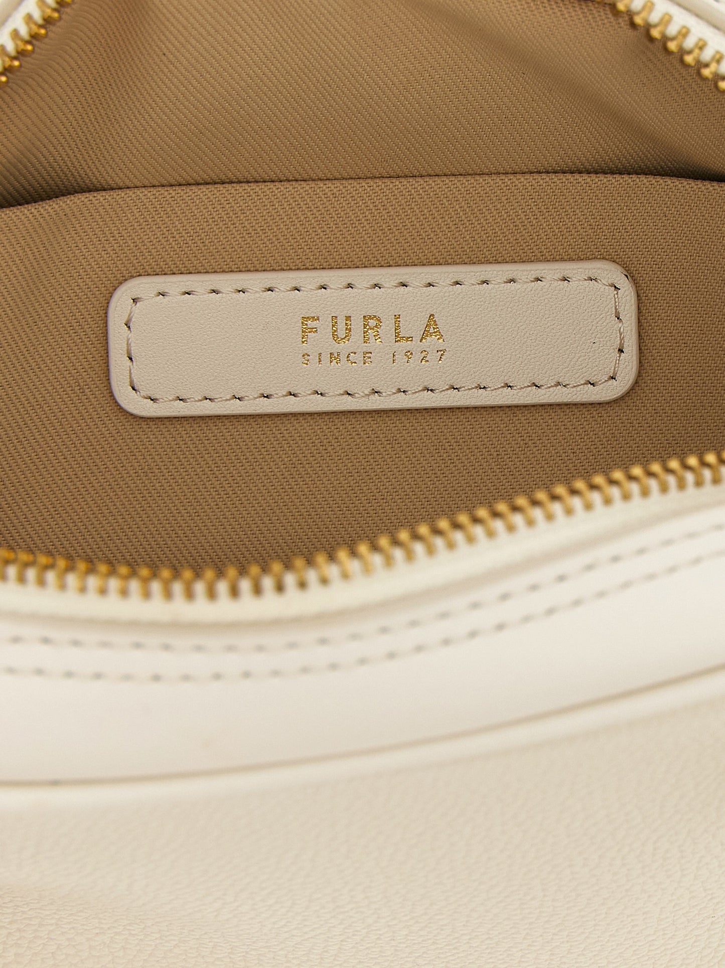 Furla White Calfskin Handbag