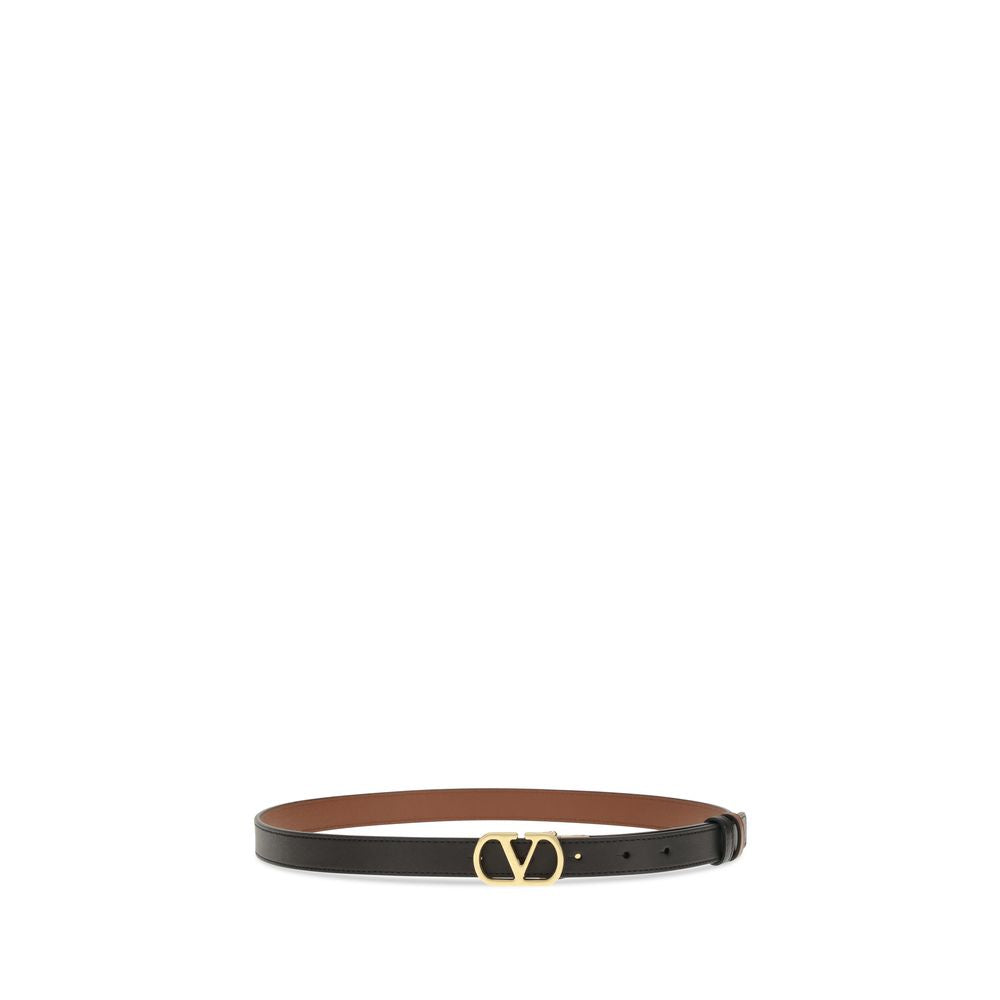 Valentino Garavani Black Lamb Ovis Aries Regular Belt