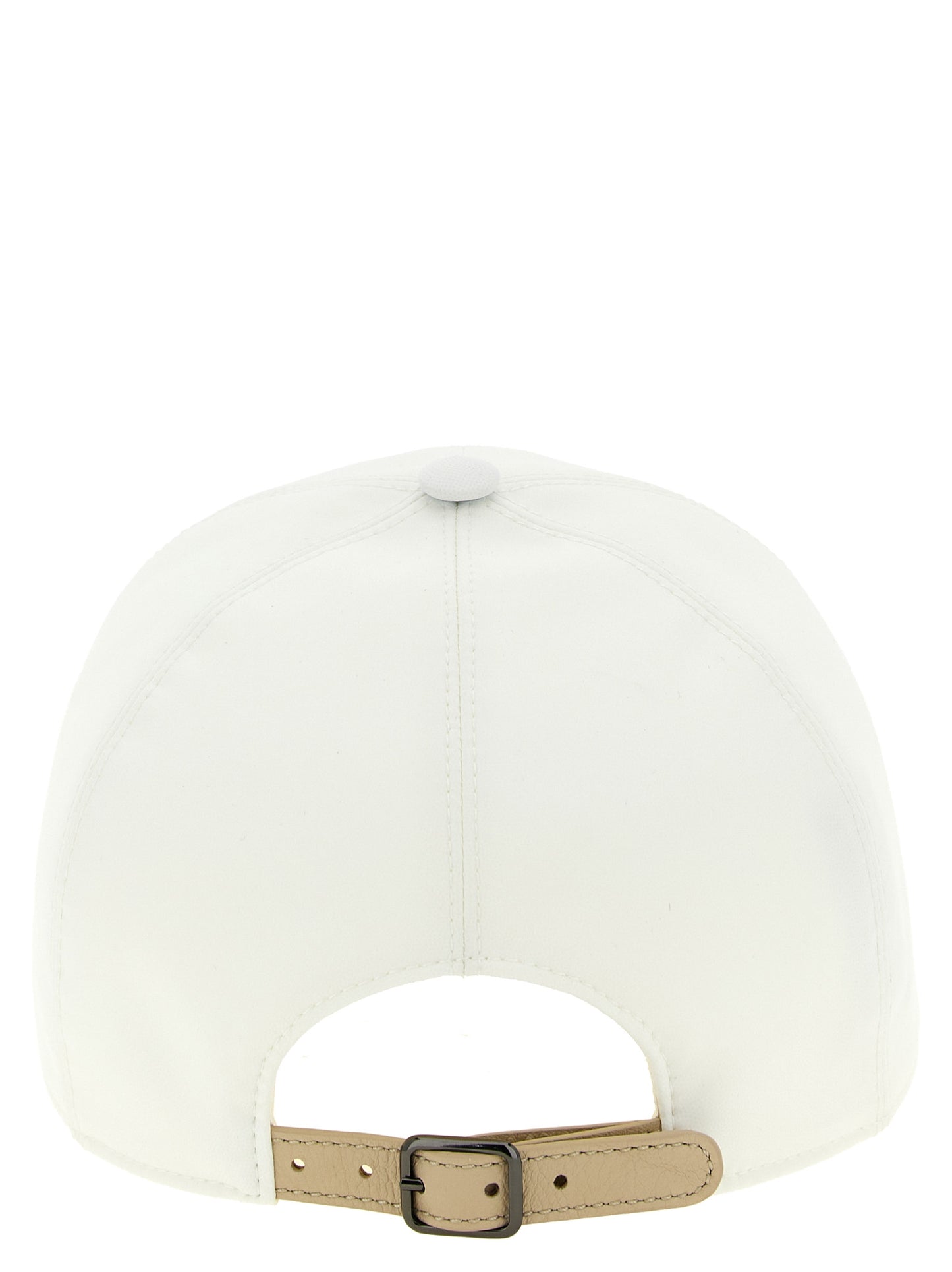 Brunello Cucinelli White Polyester Cap (Baseball Hat)