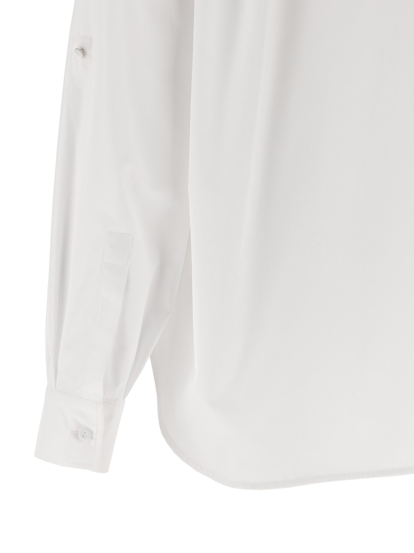 Max Mara White Cotton Blouse