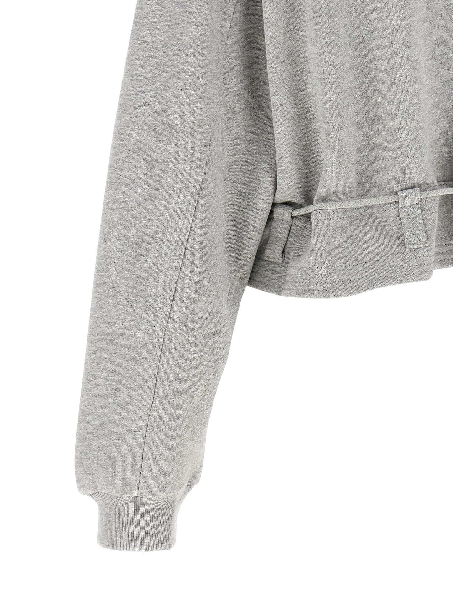 Dries Van Noten Gray Cotton Sweatshirt