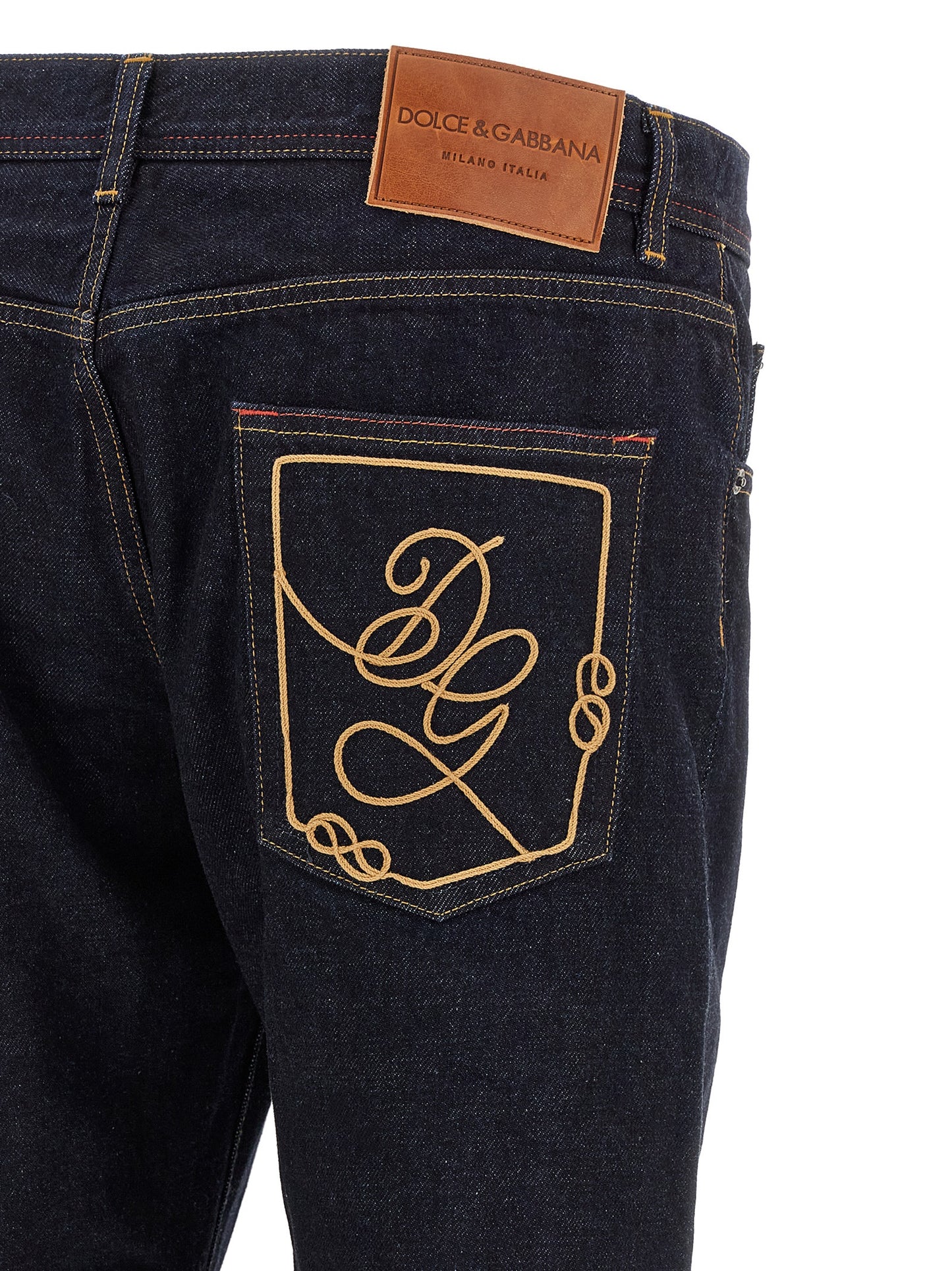 Dolce & Gabbana Blue Cotton Jeans Denim