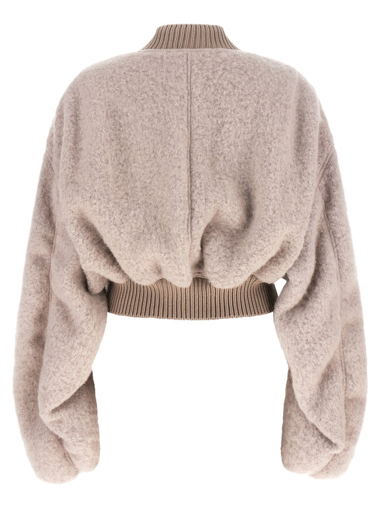 Rick Owens Multicolor Marabou Bomber