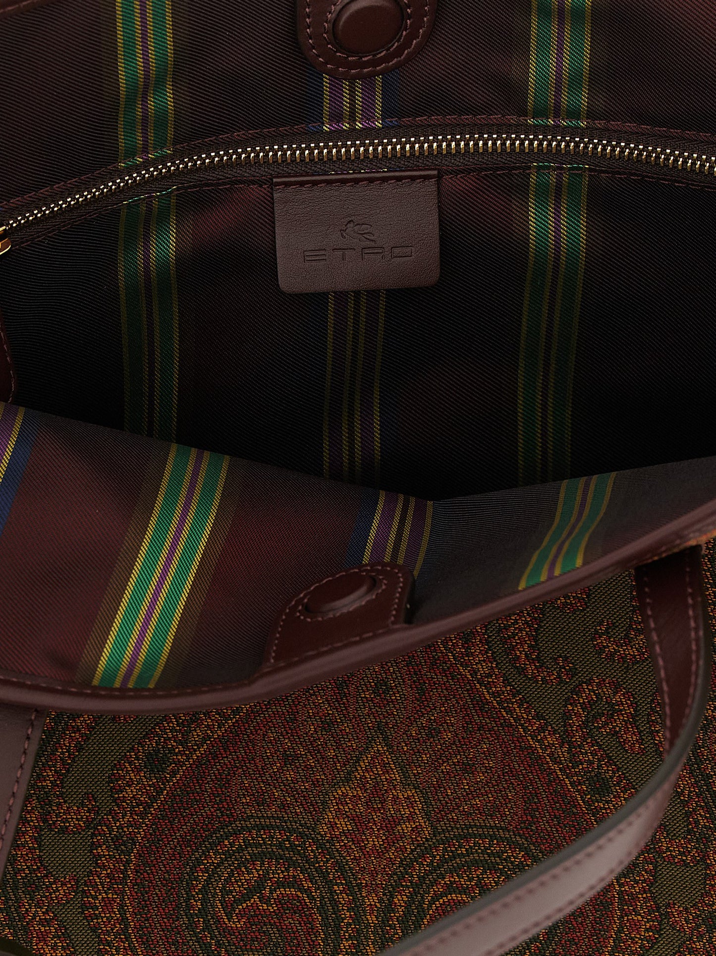 Etro Multicolor Polyester Tote Bag