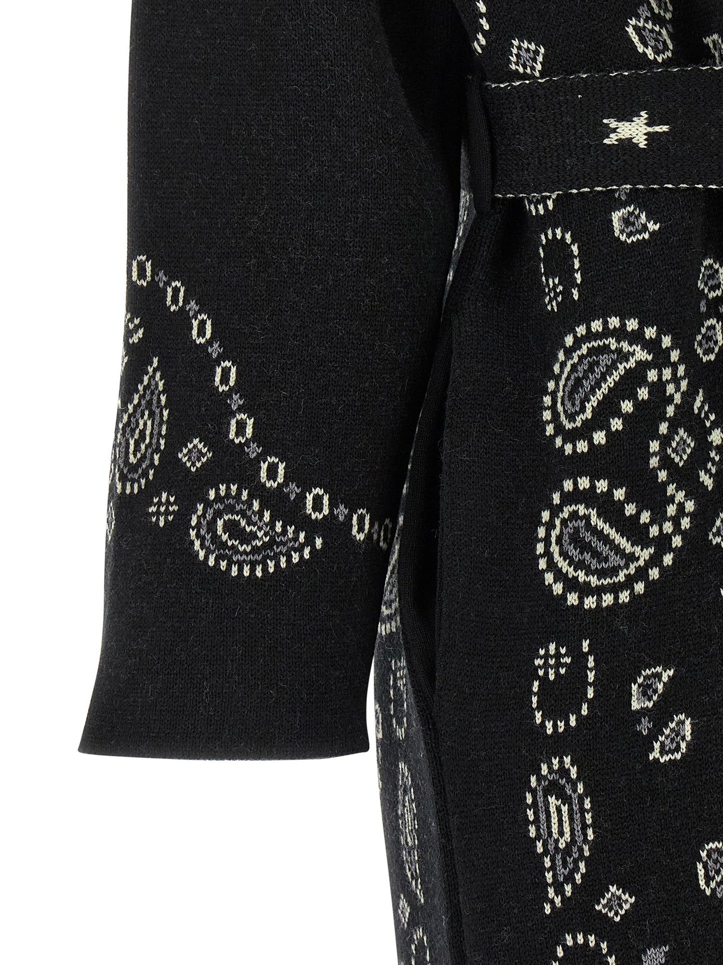 Alanui Black Virgin Wool Coat