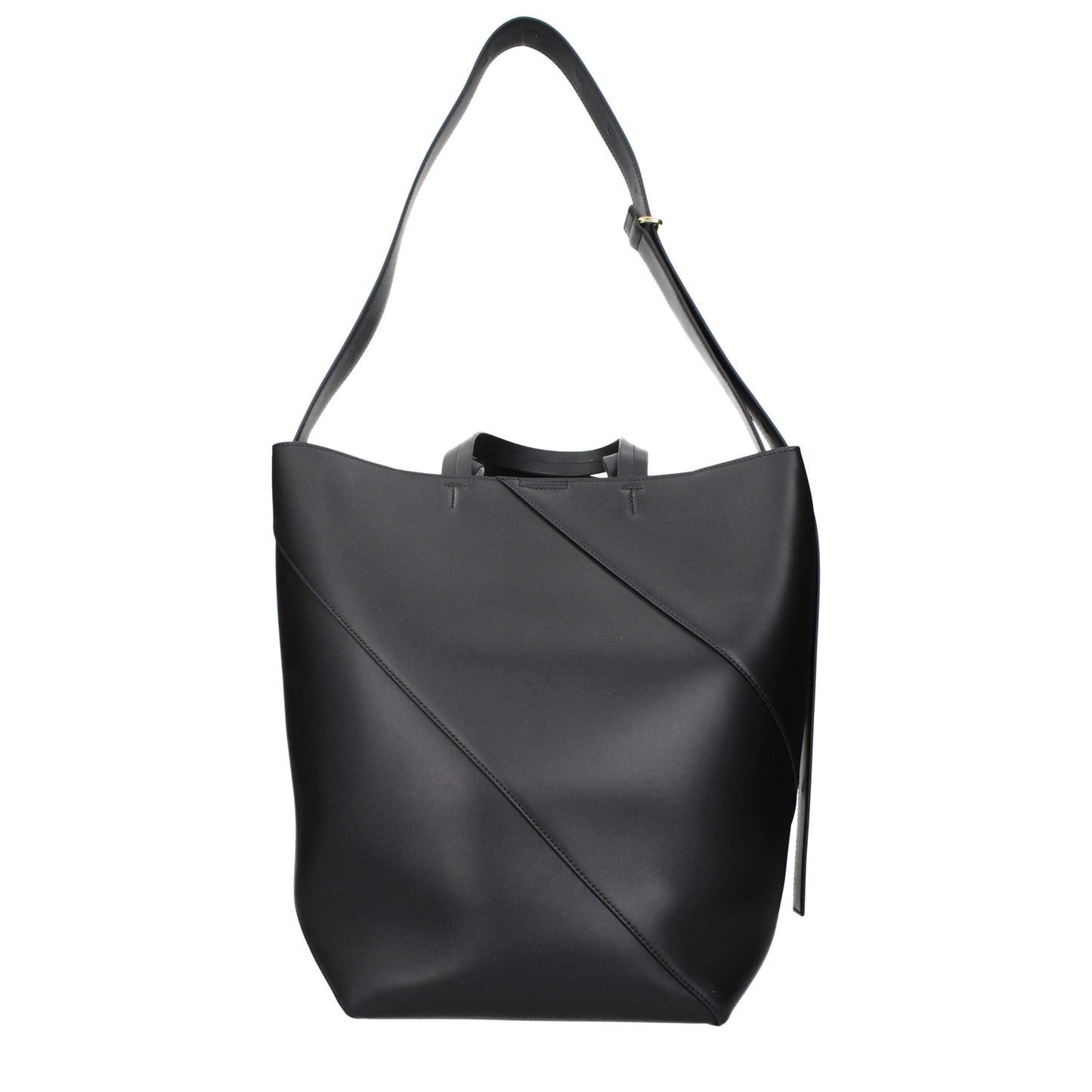 Jil Sander Black Leather Crossbody Bag