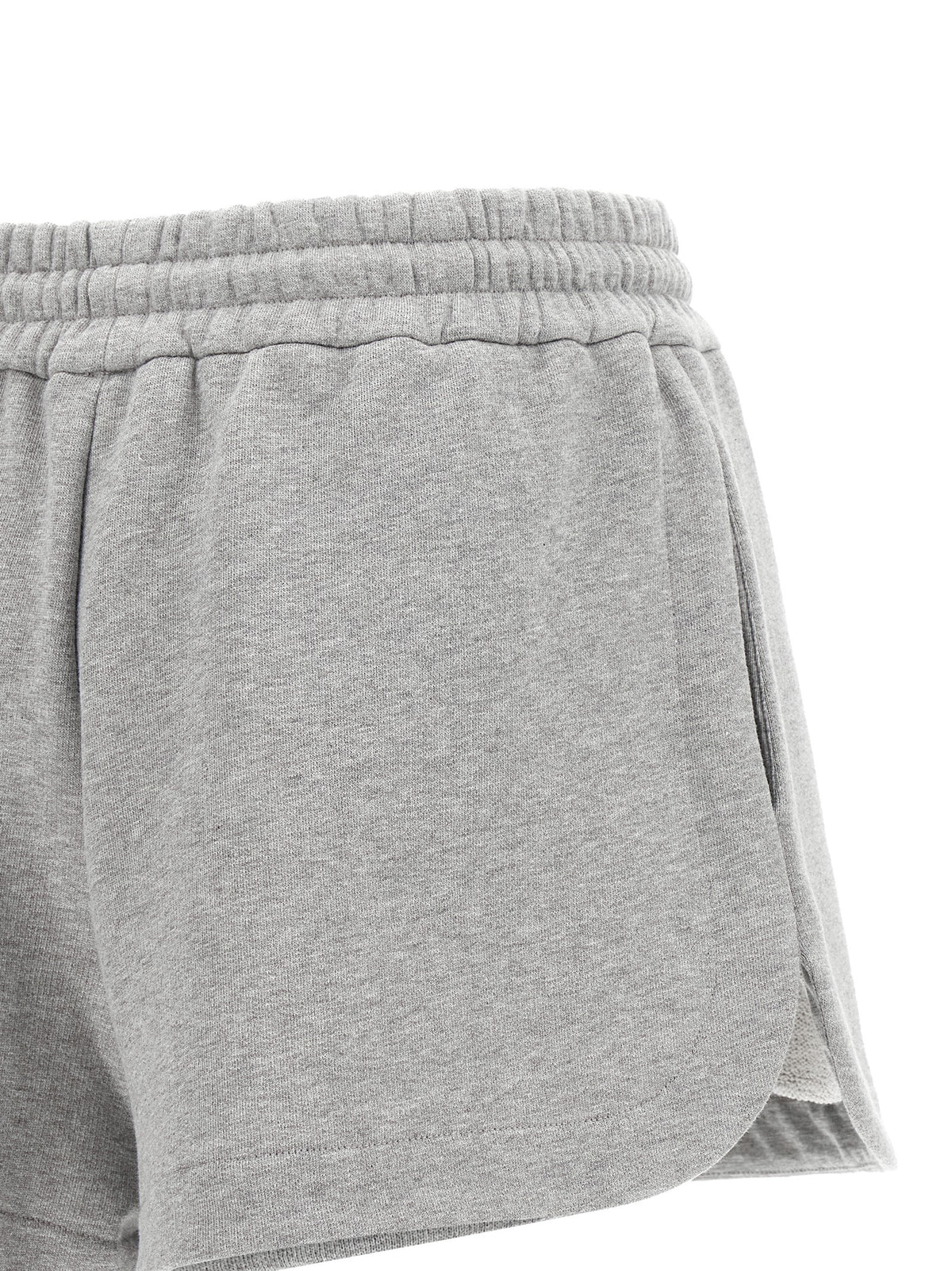 Fendi Gray Cotton Bermuda Shorts