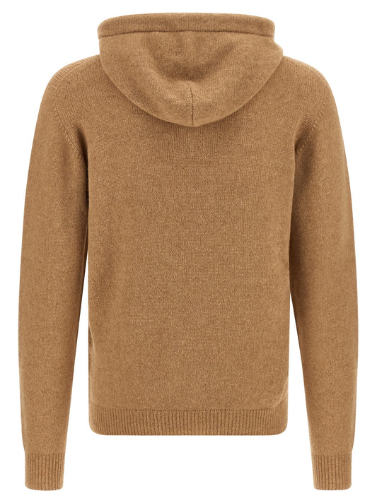 Roberto Collina Beige Wool Cardigan