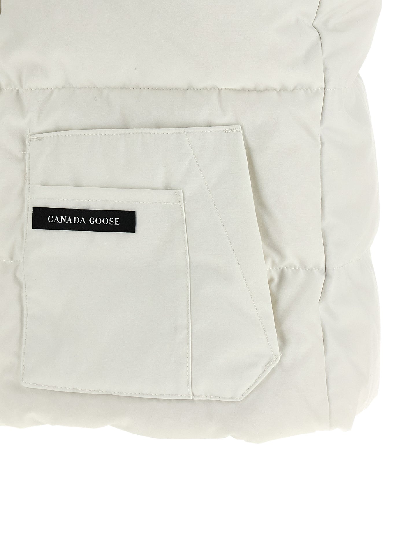 Canada Goose White Polyester Sleeveless Jacket