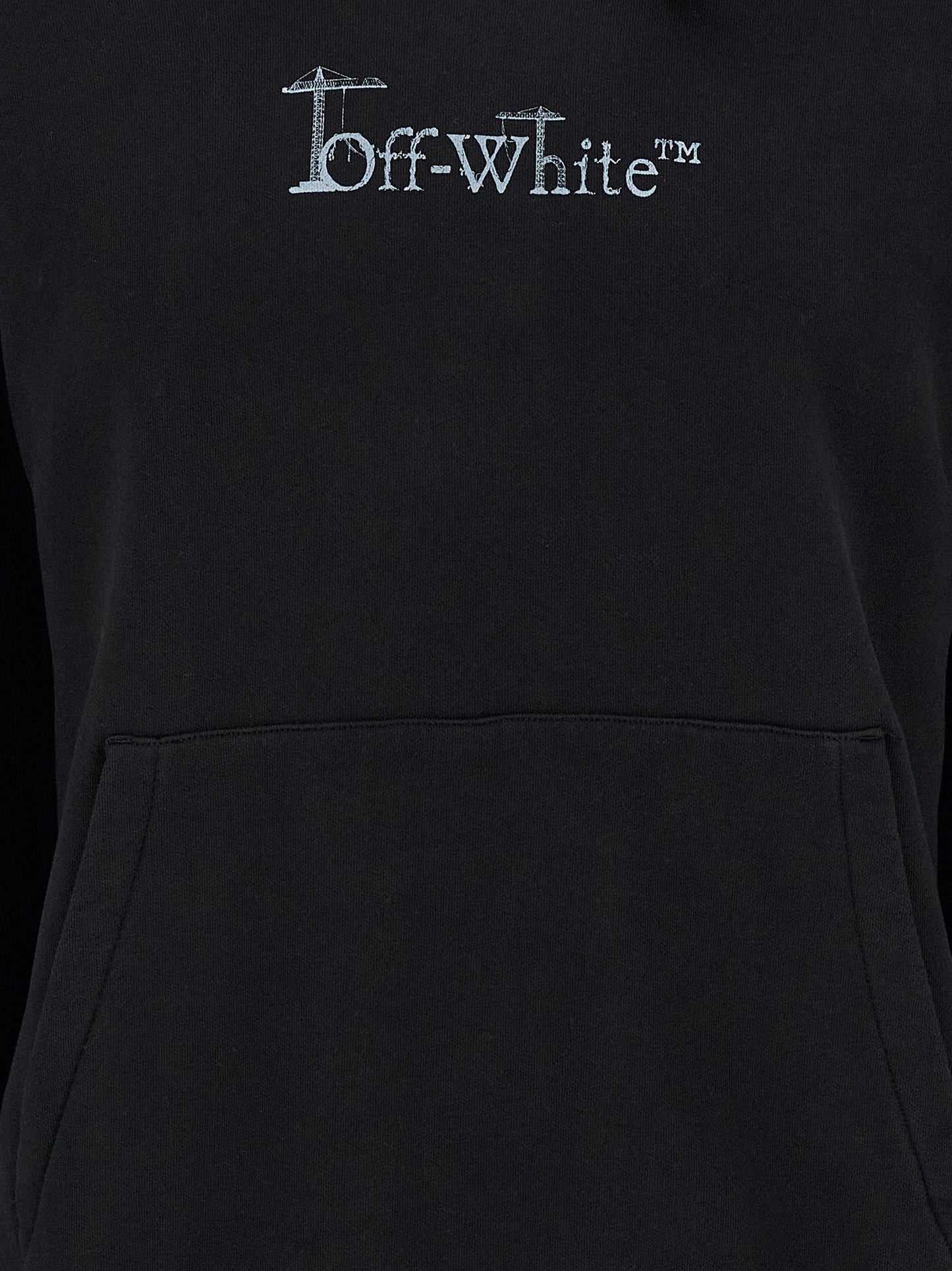 Off-White Black Cotton Sweatshirt