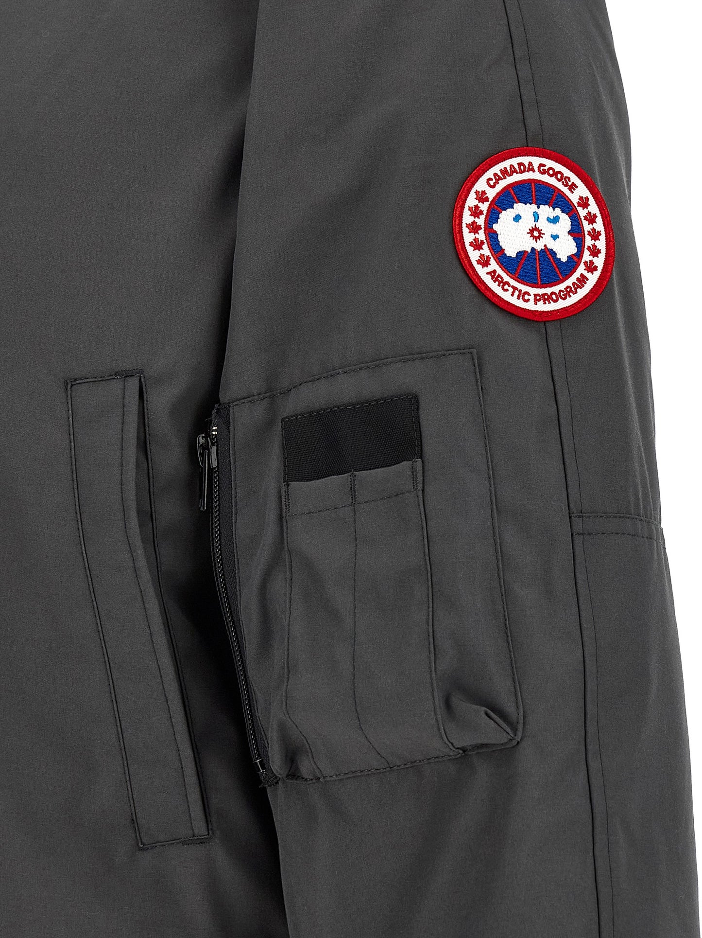 Canada Goose Gray Polyester Bomber