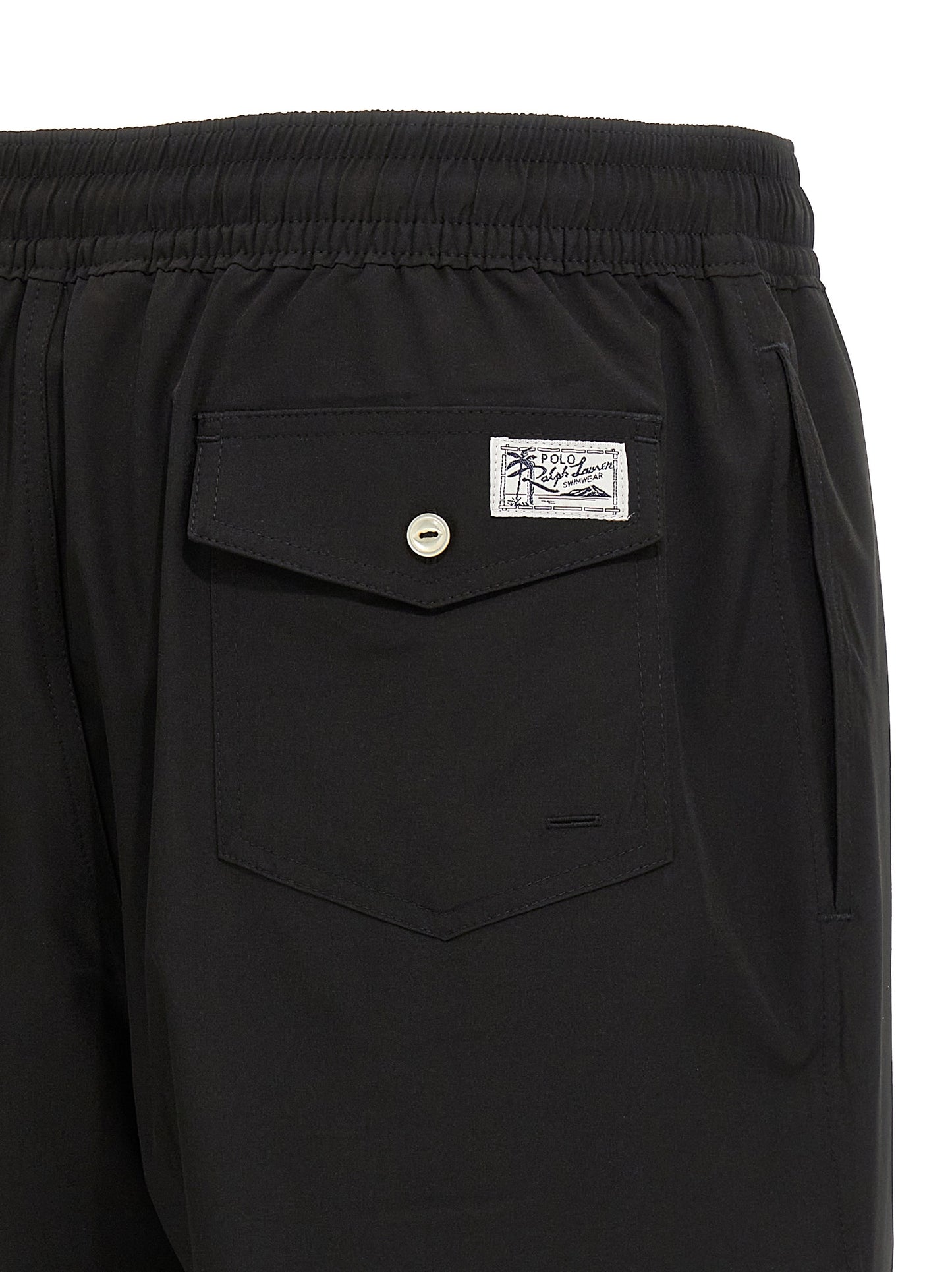 Polo Ralph Lauren Black Polyester Shorts