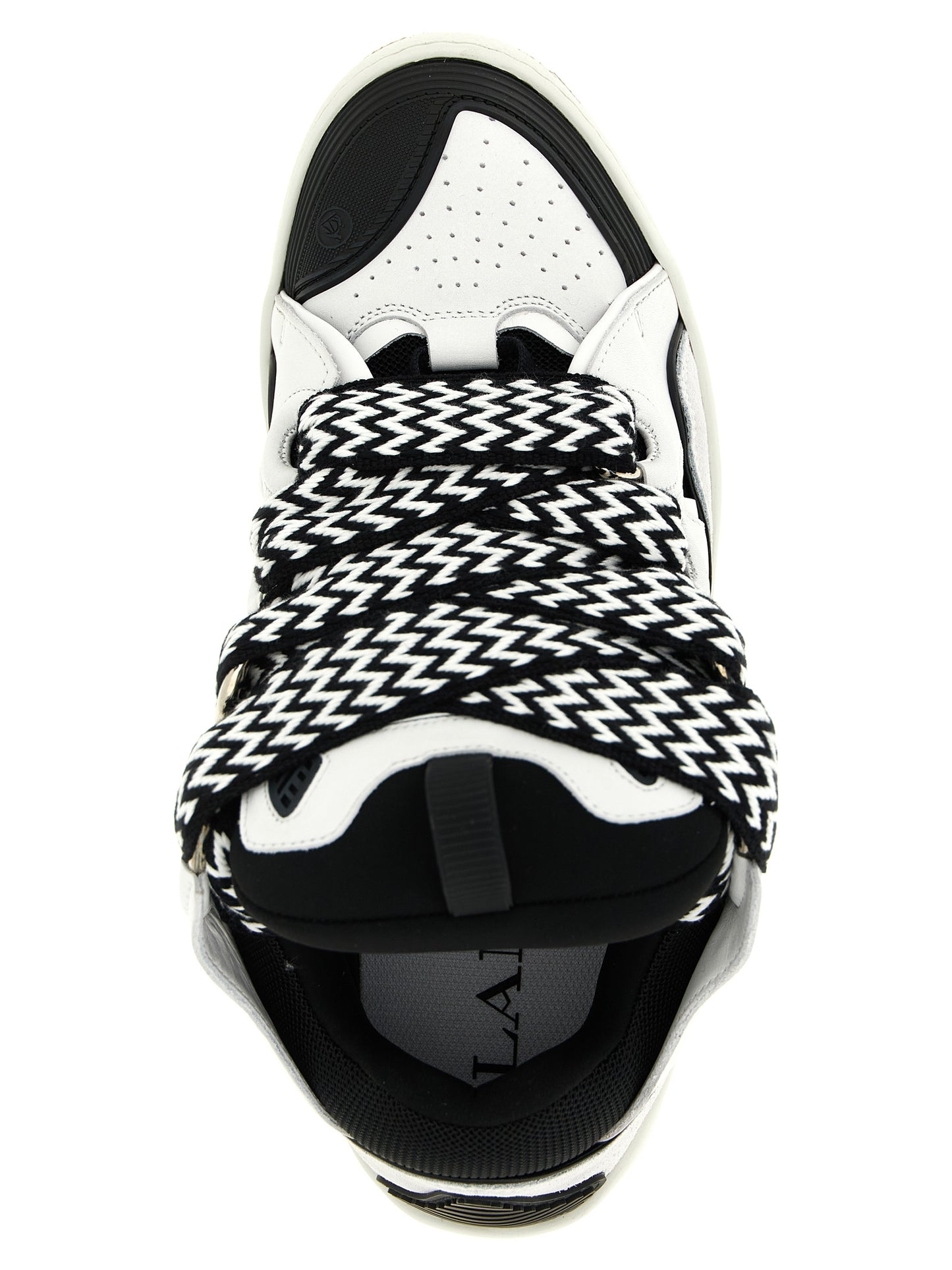 Lanvin Bicolor Calfskin Chunky Sneakers