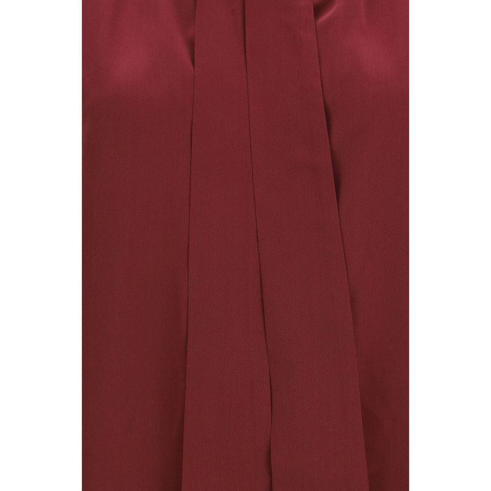 Jacob Cohen Bordeaux Silk Blouse