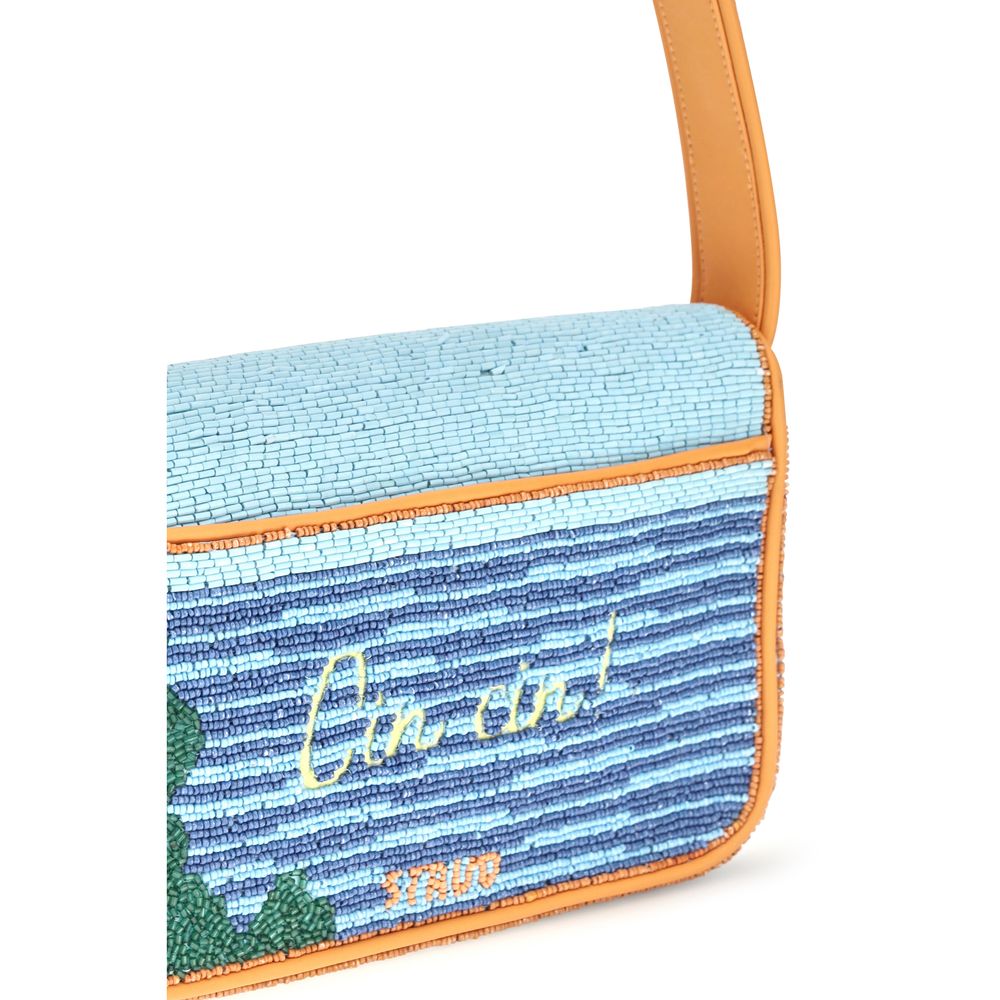 Staud Multicolor Rayon Shoulder Bag