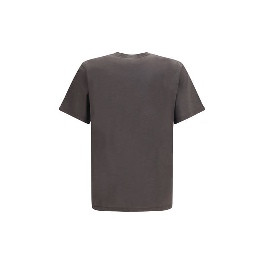 Saint Laurent Brown Silk T-Shirt