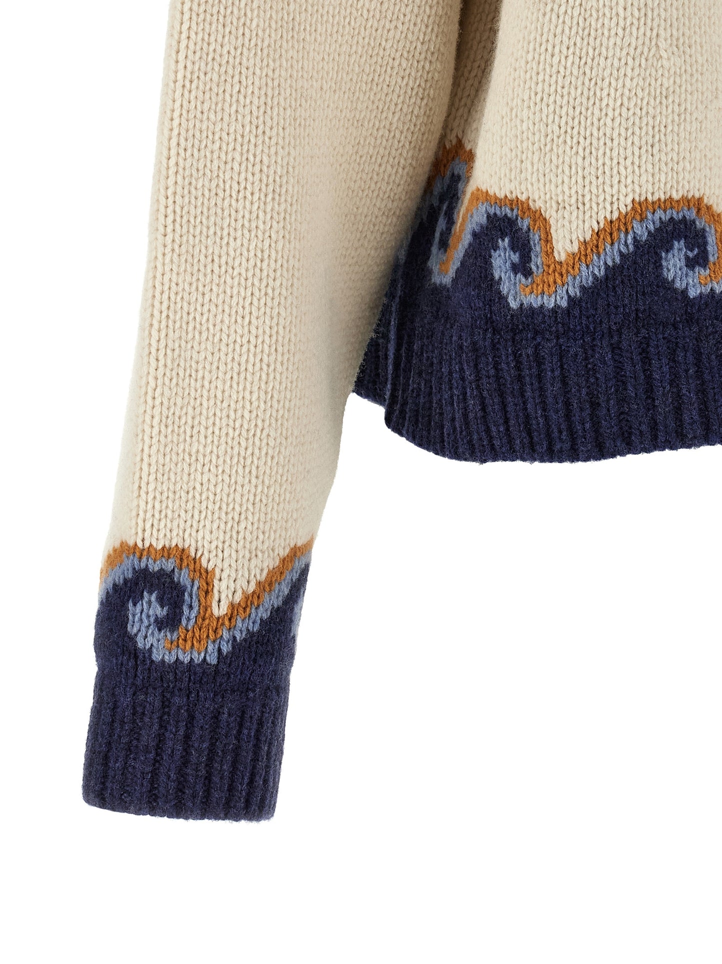 Alanui Multicolor Virgin Wool Cardigan