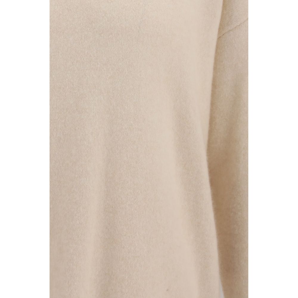 Laneus Beige Cashmere Sweatshirt