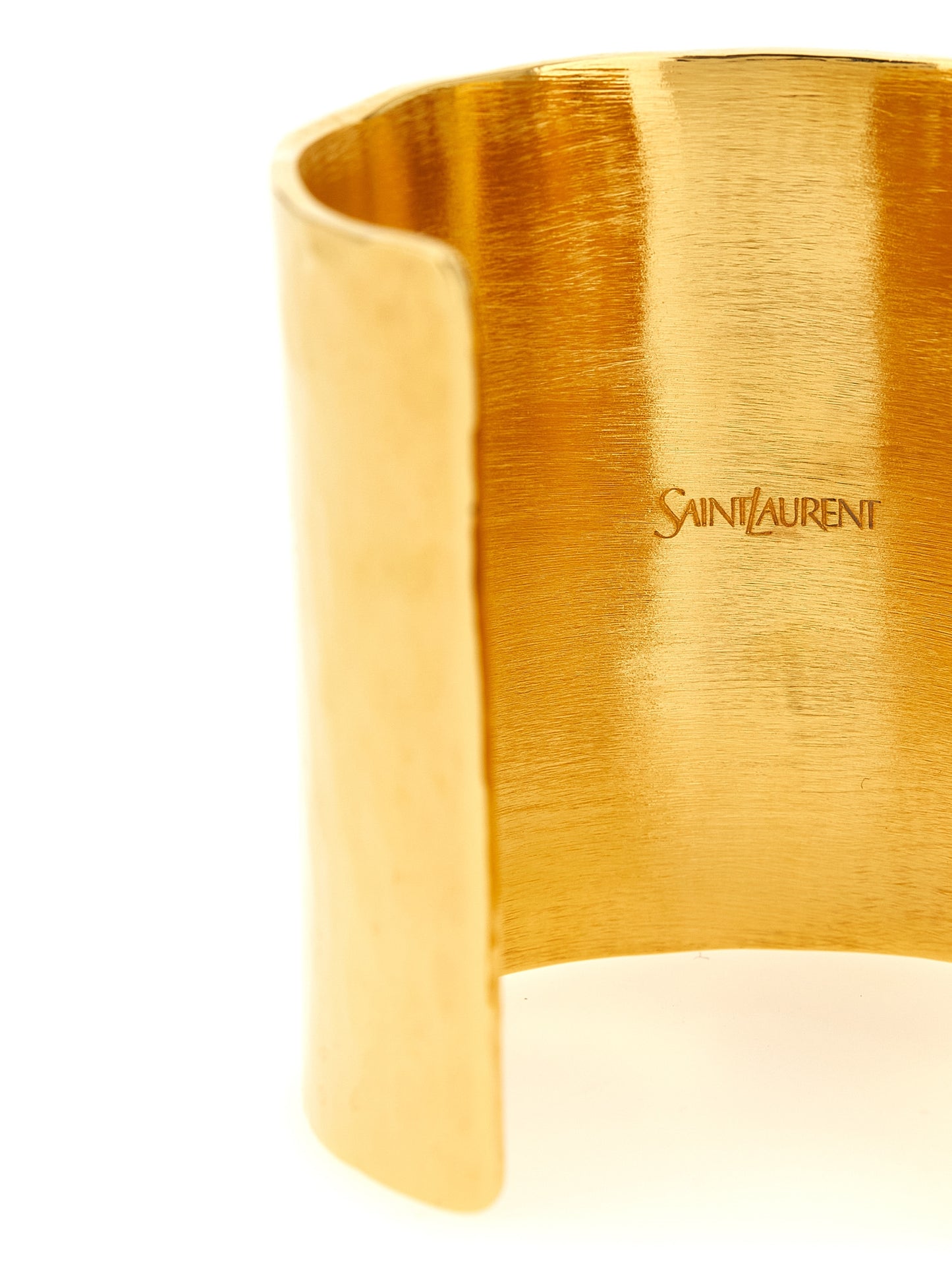 Saint Laurent Gold Brass Bracelet