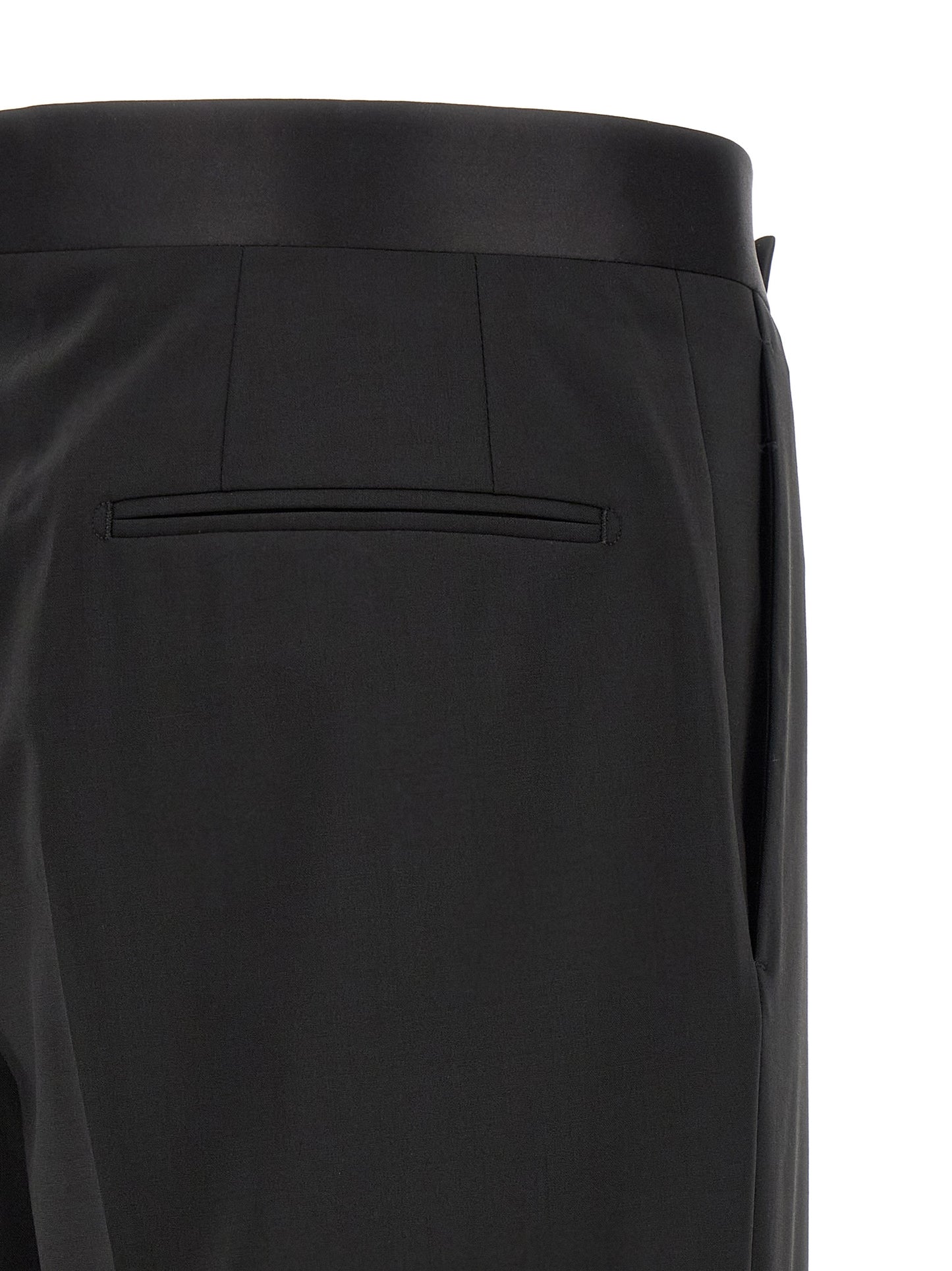 Lardini Black Virgin Wool Tuxedo