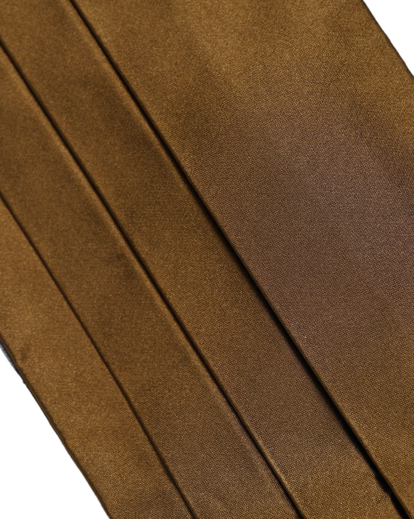Dolce & Gabbana Brown Men 100% Silk Belt Waist Cummerbund