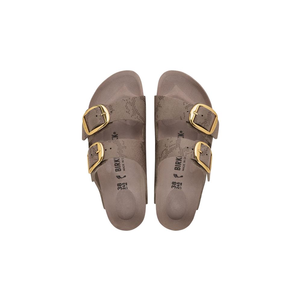 Birkenstock Gray Synthetic Flat Sandals