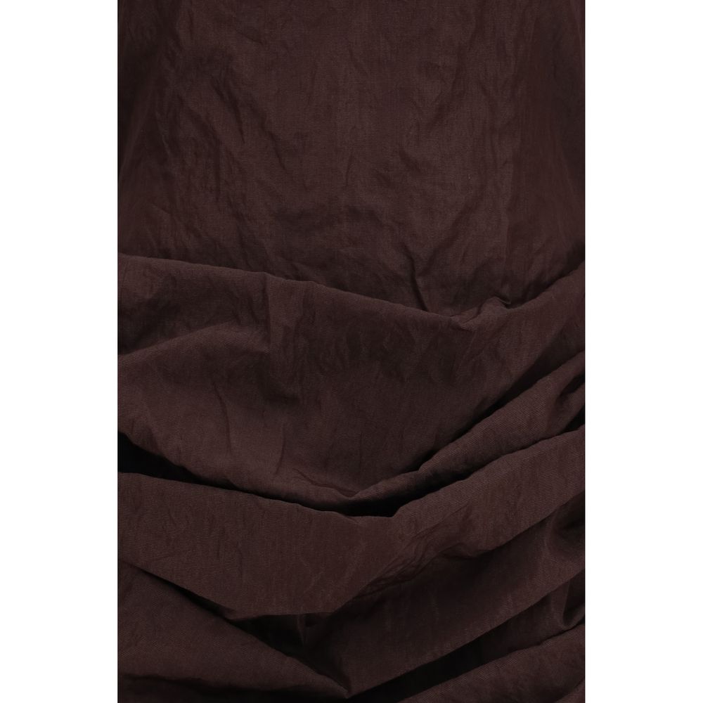 Magda Butrym Brown Cotton Casual Dress