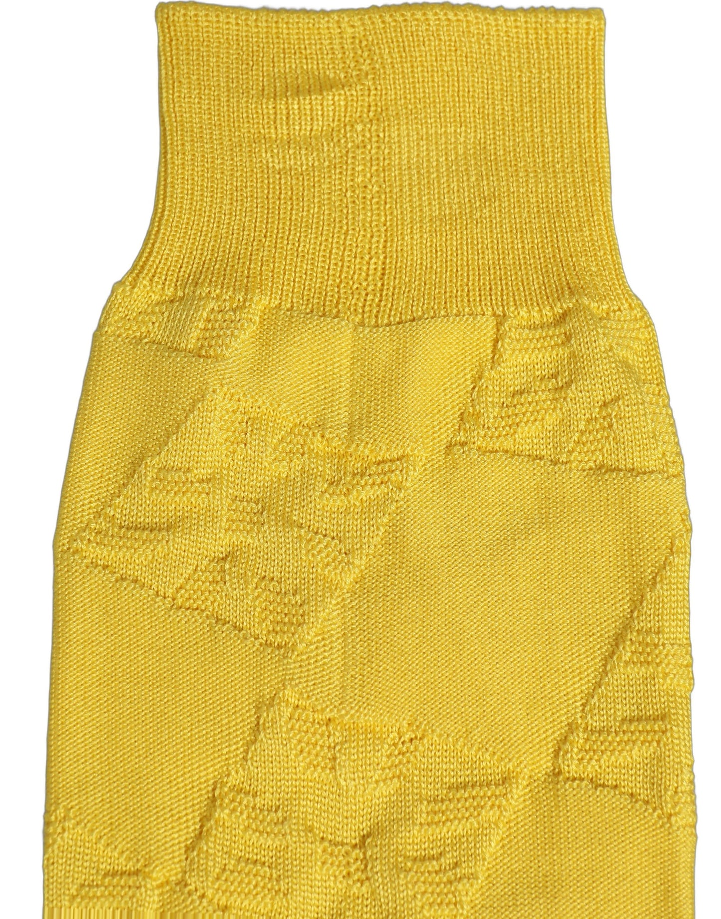 Dolce & Gabbana Men Yellow 100% Silk Mid Calf Accessory Socks
