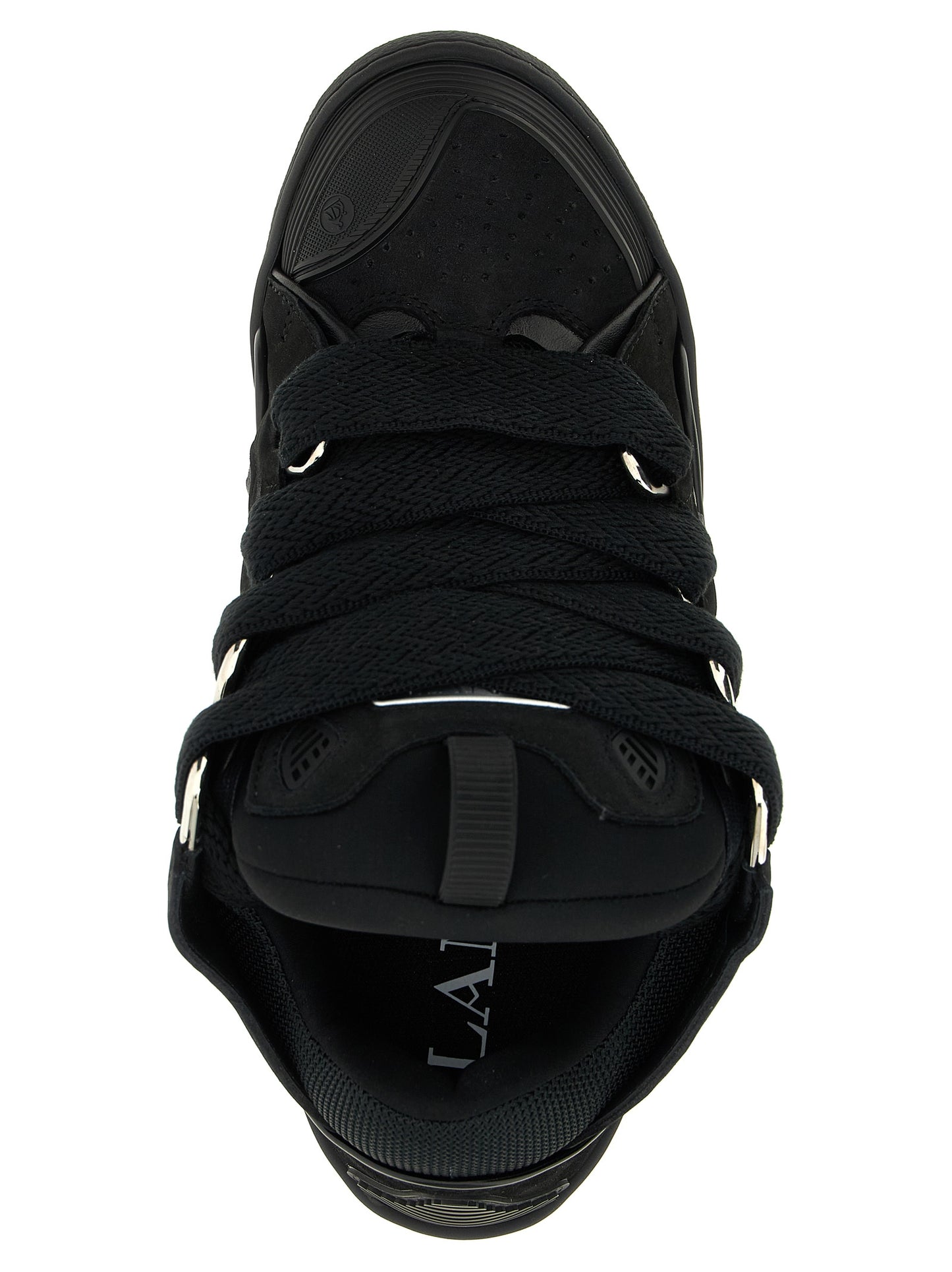 Lanvin Black Calfskin Sneakers