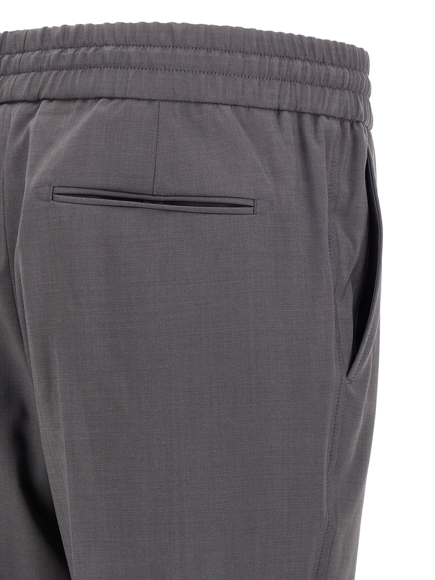 Brioni Gray Wool Casual Pants