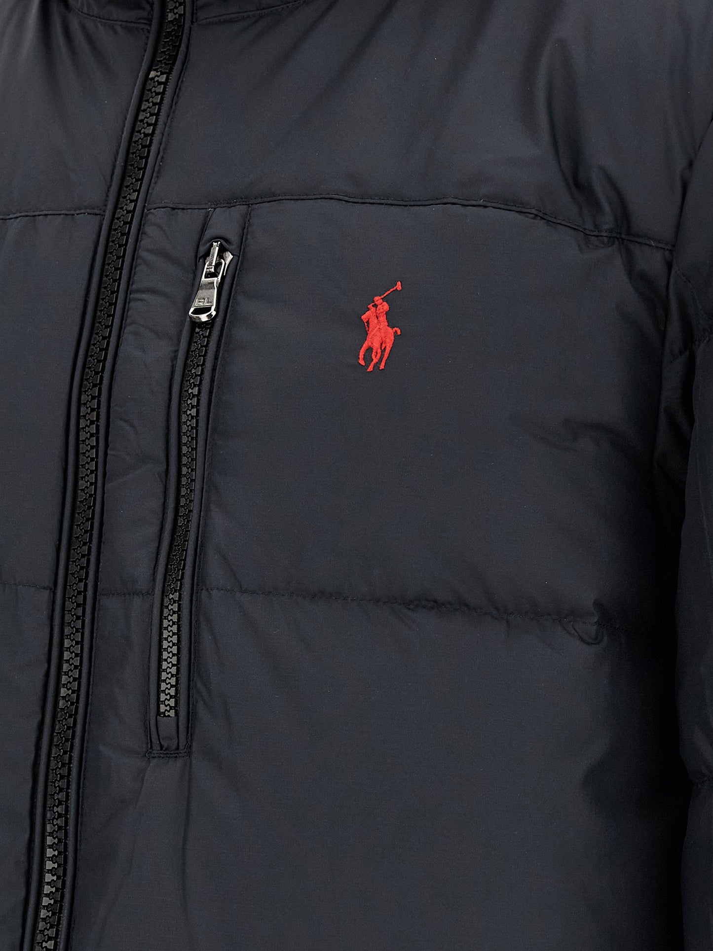 Polo Ralph Lauren Black Polyester Full-Length Jacket